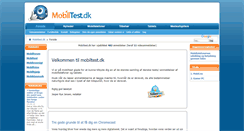 Desktop Screenshot of mobiltest.dk
